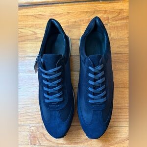 NWT Men’s Anthony Veer Navy Suede Richard Sneakers Size 13